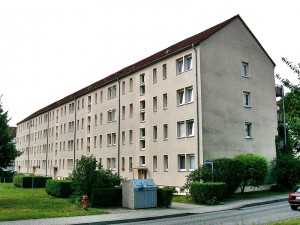 Wohnblock mit 42 WE in Torgau – Referenzobjekt der Energieberatung Torgau